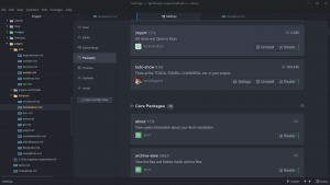 Importar texto en Atom