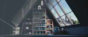 Imagen de una casa para ilustrar aplicaciones CAD