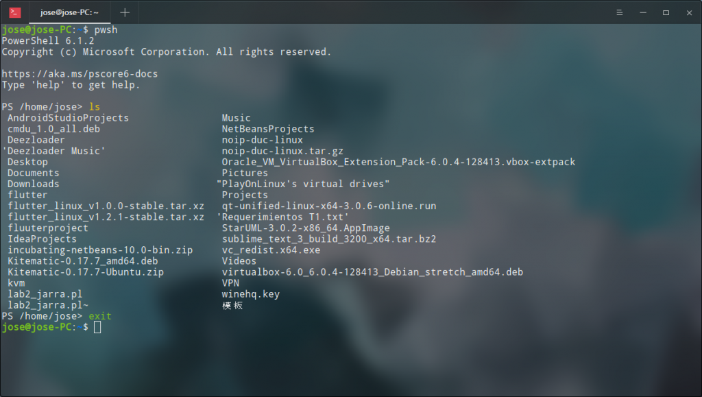 powershell listar carpetas