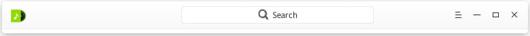Buscador en Deepin Music