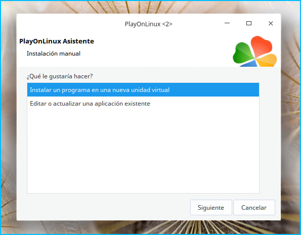Asistente de PlayonLinux