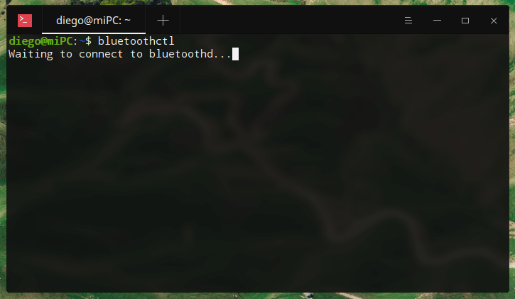 Waiting to connect to bluetoothd…